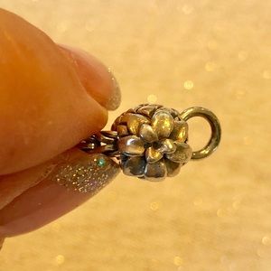 Retired sterling silver Pandora bead